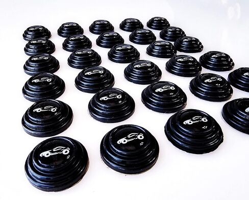 Masmoc 30 PCS Car Door Shock Absorber, Universal Car Door Protection Sticker, PVC Car Door Side Shock Absorbing Protection Stickers in Saudi Arabia