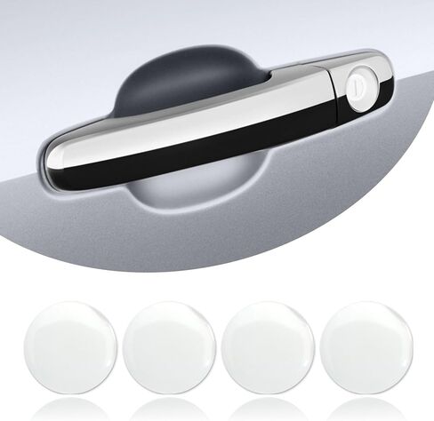 4 Pcs Car Door Entry Guard Shield for Car Door Lock Keyhole Cover Accessories Fit for Most Car,SUV,Turck (Black) in Saudi Arabia