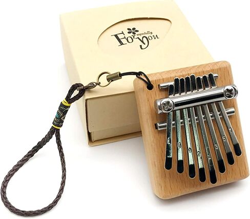 8 Key Mini Kalimba exquisite Finger Thumb Piano Marimba Musical good accessory Pendant Gift for Kids and Adults Beginners in Saudi Arabia