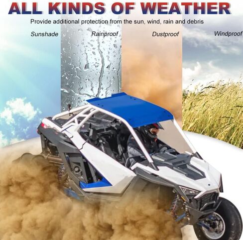 ELITEWILL RZR PRO XP Roof RZR Roof Hard Top Aluminum Fit for Polaris RZR PRO XP and RZR Turbo R 2 Seaters 2020-2023 Replace OEM #2883743-458 in Saudi Arabia