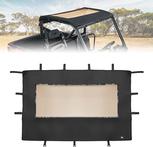 KEMIMOTO سقف علوي من القماش ذو 3 مقاعد مقاوم للماء متوافق مع Polaris Ranger XP 1000 2017-2024/2020-2024 Ranger 1000/2013+ Polaris Ranger 900 Sunshade Soft Top Accessories in Kuwait
