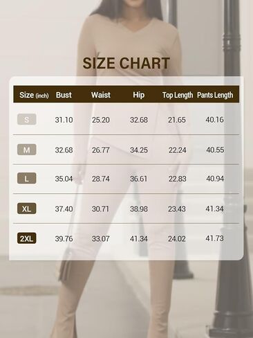 Ekaliy المرأة مثير 2 قطعة ملابس الخامس الرقبة سبليت مضلع القمم متوهج بانت مجموعة رياضية الشارع الشهير in Kuwait