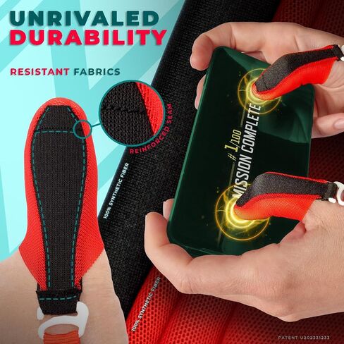 Rocket Finger | 4 Finger Sleeves for Gaming (Replacement Part for Adjustment Wristbands) | 4 Thumb Sleeves Pack| PUBG Finger Sleeve| Mobile Thumb Sleeve| Thumb Thimble for Mobile Gaming| Finger Gloves in Saudi Arabia