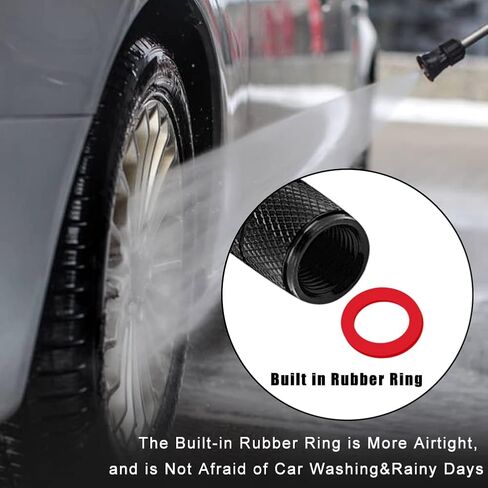4 قطع من أغطية صمامات إطارات السيارة كيتي اللطيفة، غطاء ساق صمام مضاد للصدأ والغبار، عالمي للسيارات والشاحنات والدراجات النارية والدراجات in Kuwait