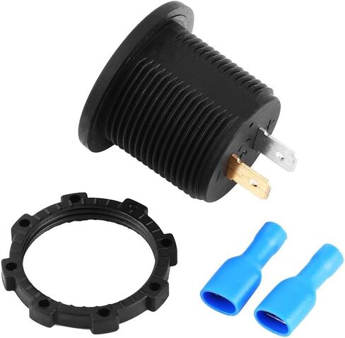 12 فولت LED عرض الفولتميتر العالمي مقياس فولت رقمي مقاوم للماء لوحة مستديرة للقوارب البحرية مركبة دراجة نارية شاحنة Atv Utv سيارة تخييم قافلة in Kuwait