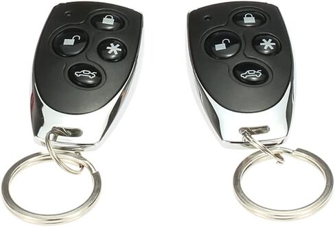 Universal 12V Auto Car Alarm， Car Vehicle Security System Burglar Alarm Protection Anti-Theft System 2 Remote in Kuwait