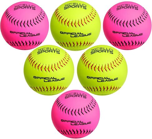 تشكيلة الكرة اللينة الرسمية مقاس 12 بوصة (عبوة من 6 قطع) in Kuwait