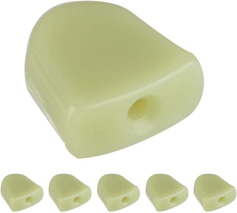 Tuning Pegs Button,6 PCS/Set Acrylic Machine Heads Tuning Pegs Buttons for Acoustic Electric Guitar(Green) in Saudi Arabia