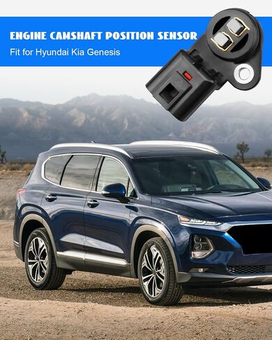 مستشعر موضع عمود الحدبات 24360-2GGD0 مناسب لسيارة Genesis G70، مناسب لسيارة Hyundai Santa FE/FE Sport/Sonata/Tucson/Veloster N، مناسب لكيا أوبتيما/سورينتو/سبورتاج/ستينجر 2014-2021 in Kuwait