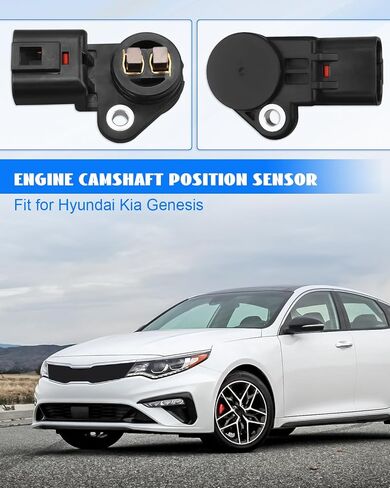 مستشعر موضع عمود الحدبات 24360-2GGD0 مناسب لسيارة Genesis G70، مناسب لسيارة Hyundai Santa FE/FE Sport/Sonata/Tucson/Veloster N، مناسب لكيا أوبتيما/سورينتو/سبورتاج/ستينجر 2014-2021 in Kuwait