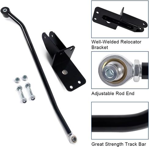 شريط مسار الرفع الأمامي القابل للتعديل من loosoo 4"-6.5"، متوافق مع JEEP Cherokee XJ 4WD 2WD 1984-2001، شريط مسار قابل للتعديل ودعامة نقل in Saudi Arabia