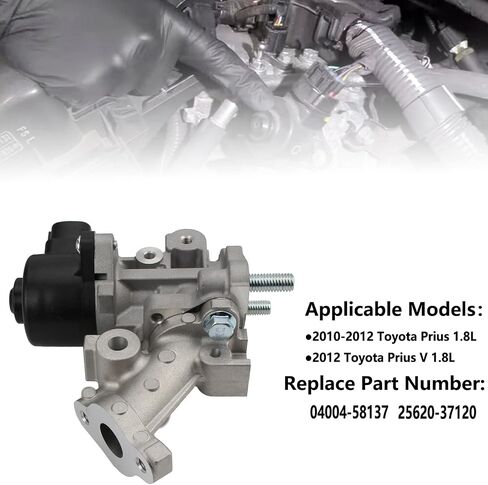04004-58137 EGR مجموعة الصمامات والحشيات المتوافقة مع 2010-2012 Toyota Prius استبدال # 25620-37120 in Kuwait