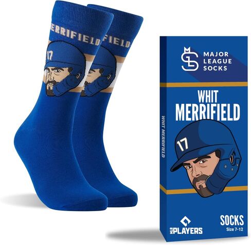Major League Socks - Various MLB Baseball Players - Baseball Fan Gift, Unisex, One Size (7-13) Collectible Merchandise in Saudi Arabia