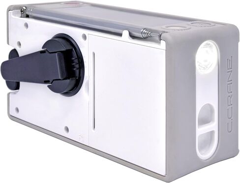 راديو رقمي CCRadio يعمل بالطاقة الشمسية، راديو رقمي محمول للطوارئ AM، FM، NOAA للطقس والتنبيه، مصباح يدوي LED مدمج وشاحن للهاتف المحمول، يعمل بالبطارية والاستخدام اليومي بواسطة C. Crane in Kuwait