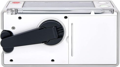 راديو رقمي CCRadio يعمل بالطاقة الشمسية، راديو رقمي محمول للطوارئ AM، FM، NOAA للطقس والتنبيه، مصباح يدوي LED مدمج وشاحن للهاتف المحمول، يعمل بالبطارية والاستخدام اليومي بواسطة C. Crane in Kuwait