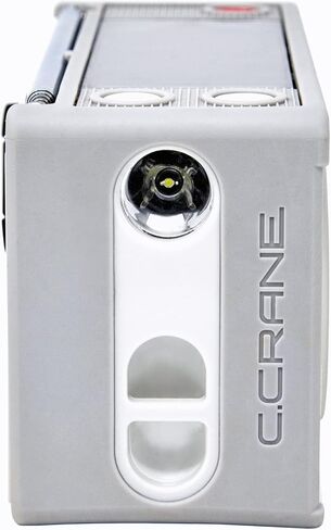 راديو رقمي CCRadio يعمل بالطاقة الشمسية، راديو رقمي محمول للطوارئ AM، FM، NOAA للطقس والتنبيه، مصباح يدوي LED مدمج وشاحن للهاتف المحمول، يعمل بالبطارية والاستخدام اليومي بواسطة C. Crane in Kuwait