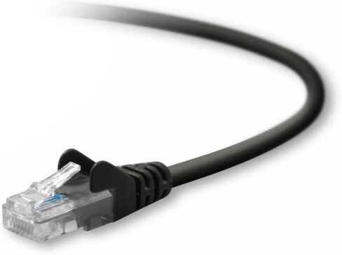 Belkin Cable,Cat5E,Utp,Rj45M/M,2',Blk,Patch,Snagless in Saudi Arabia