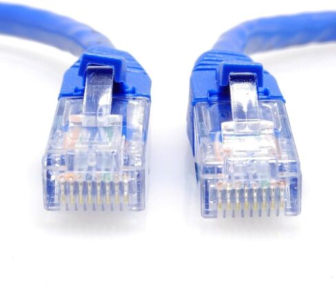 CableVantage جديد 100ft 30M Cat5 كابل سلك التصحيح 500 ميجا هرتز إيثرنت شبكة الإنترنت LAN RJ45 UTP للكمبيوتر PS4 مودم راوتر أزرق in Kuwait
