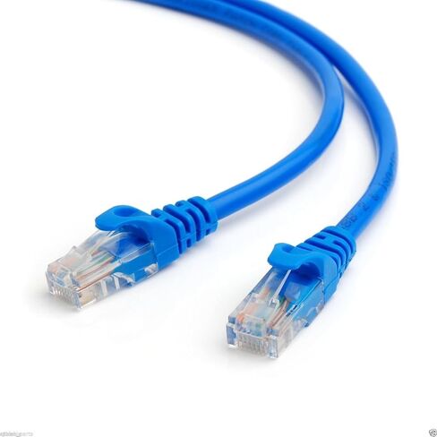CableVantage جديد 100ft 30M Cat5 كابل سلك التصحيح 500 ميجا هرتز إيثرنت شبكة الإنترنت LAN RJ45 UTP للكمبيوتر PS4 مودم راوتر أزرق in Kuwait