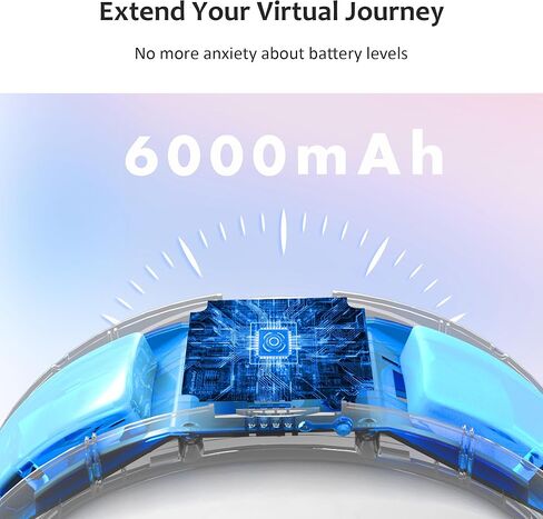 حزام رأس البطارية من Kuject Design لـ Quest 3، حزام النخبة المريح لتمديد وقت اللعب وتقليل إجهاد الوجه، ملحقات الواقع الافتراضي مع منفذ شحن مستقل ومفصلة قابلة للتعديل in Kuwait