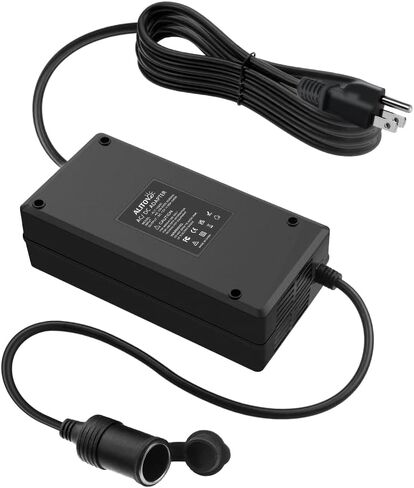 ALITOVE AC to DC Converter 110V to 12V 10A 120W Power Supply Car Cigarette Lighter Adapter to Wall Plug AC to DC Adapter for Car Vacuum Cleaner Inflator Refrigerator Cooler and Other Car Devices in Saudi Arabia