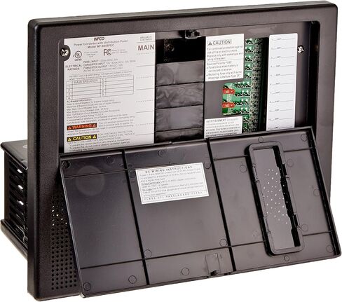 WFCO Arterra WF-8955-AD محول/شاحن مع مركز توزيع لخدمة تيار متردد 30 أمبير - مخرج تيار مستمر 55 أمبير مع 11 دائرة، أسود in Saudi Arabia