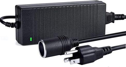 180W AC to DC Converter, 110V-240V to 12V/15A, Cigarette Lighter Socket AC/DC Adapter Power Supply for Car Inflator,Car Refrigerator,Car Vacuum, 7.2FT in Saudi Arabia