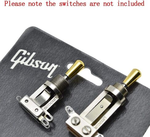 KAISH American Thread SAE 8-32 Metal Guitar 3 Way Toggle Switch Tip Switch Knob Cap for USA Les Paul with Switchcraft Switch Gold in Saudi Arabia
