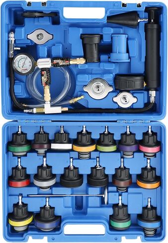 ATPEAM 28 قطعة جهاز اختبار ضغط المبرد العالمي | مجموعة اختبار ضغط سائل التبريد مجموعة نظام التبريد من نوع الفراغ لنظام التبريد مجموعة إعادة تعبئة فراغ سائل التبريد أداة إعادة تعبئة سائل التبريد in Kuwait