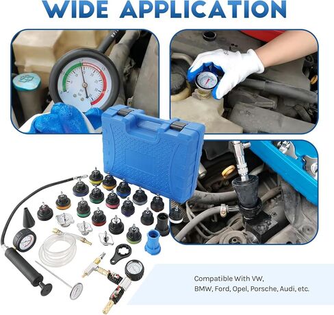 ATPEAM 28 قطعة جهاز اختبار ضغط المبرد العالمي | مجموعة اختبار ضغط سائل التبريد مجموعة نظام التبريد من نوع الفراغ لنظام التبريد مجموعة إعادة تعبئة فراغ سائل التبريد أداة إعادة تعبئة سائل التبريد in Kuwait