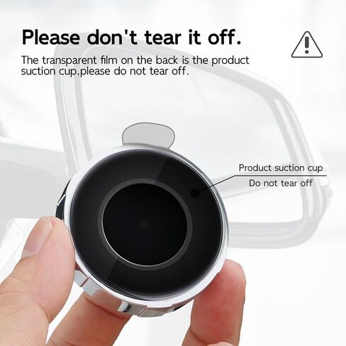 2Pcs Blind Spot Mirror for Cars, 360 Degree Rotatable Convex Rearview Side Mirror, Universal Vehicle Blindspot Mirrors for Cars SUVs, Vans, and Trucks (Please Dont' Remove Backing Film) in Kuwait