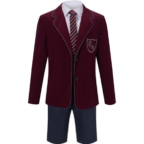 AwwwCos Matilda the Musical Cosplay Gray Costume School Girl Dress Uniform Suit Skirt Tie Halloween Party Outfit Women