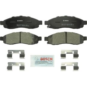 BOSCH BC1015 QuietCast Premium Ceramic Disc Brake Pad Set - Compatible with Select Infiniti QX56; Nissan Armada, Titan; FRONT