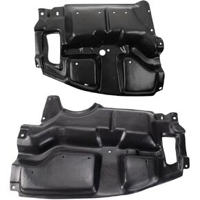 TRQ Driver & Passenger Side Lower Engine Splash Shield Compatible with 2005-2010 Scion tC SC1228100 SC1228101