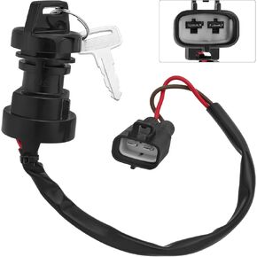 M MATI Ignition Key Switch for Yamaha Big Bear 400 2002-2008 Raptor 700 2009-2023 YFZ450R 2009-2023 YFZ450X 2010-2011 Grizzly 700 2007-2008 4SH-82510-00-00 4SH-82510-01-00 3B4-82510-00-00