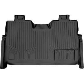 MAXLINER Floor Mats 2nd Row Liner Black for 2009-2014 Ford F-150 SuperCrew Cab