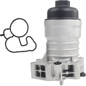 Upgrade Aluminum Engine Oil Filter Housing compatible with VW AUDI A4 A5 A6 A7 A8 Q5 Q7 Q8 06M115401L 06M103175C
