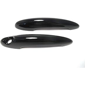 ATEX Glossy Black Door Handle Cover Stickers for MK1 MK2 R50/R52/R53/R55/R56/R57/R58/R59/R60 2001~2013 2 Doors