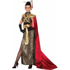 Forum Women's Dragon Empress Deluxe Costume Dress with Full Length Cape