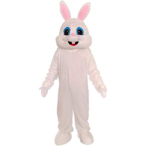 New Easter Bunny Mascot Costume Rabbit Cartoon Fancy Party Dress Performance Suit Adult