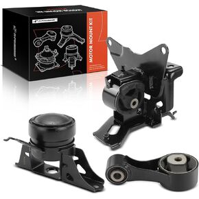 A-Premium 3PCS Engine Motor Mount and Transmission Mount and Torque Strut Mount Kit Compatible with Toyota Yaris 2006-2011/2015-2017 1.5L, Manual Transmission Only, Replace# 1237221131, 1236321040
