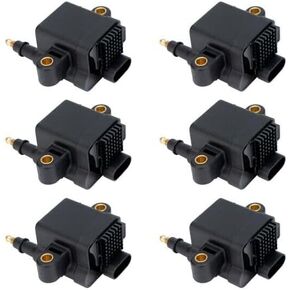 6 Pack Mercury Optimax Ignition Coils for use On Mercury Optimax - 300-879984T01, 339-879984T00