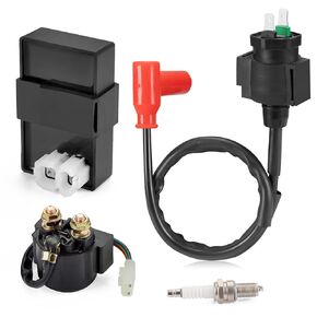 Ignition Coil & CDI & Starter Relay Compatible with Honda Foreman 400 TRX400FW 1995-2003
