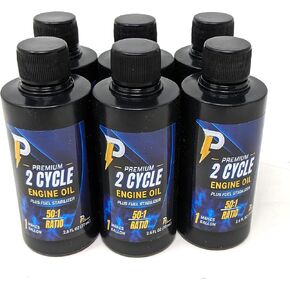 6-Pack Premium 2-Cycle Oil 2.6oz Bottles
