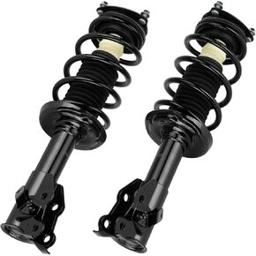 Front Complete Coil Spring Strut Shock Absorber Compatible with Honda Civic Coupe 2006-2011, Pair of Hydraulic Strut Shock Absorber Replace for 172285 172284