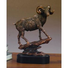 Climbing Ram Statue - Figurine