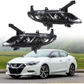 munirater 2-Pack Fog Light Assembly Driver and Passenger Side Replacement for Maxima 2016-2019 261504RA0B, 261554RA0B