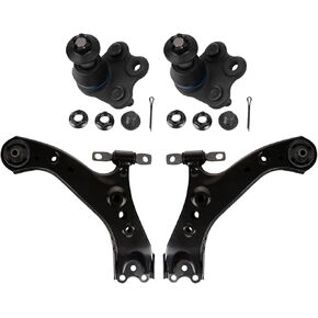 TRQ Front Lower Control Arm with Ball Joint Set Compatible with 2019-2023 Toyota RAV4 2021-2023 RAV4 Prime Venza