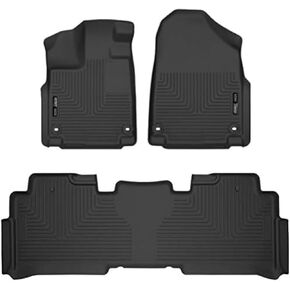 Husky Liners X-act Contour Floor Mats | Fits 2020-2024 Toyota Corolla Hatchback/Sedan | Front Row, 2-pc Black - 54831