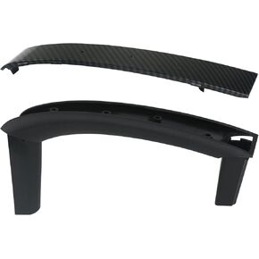 APPERFiT 350Z Door Pull Handle Grip & Trim Assembly (Carbon Fiber) Right Passenger Side Compatible with Nissan 350Z Accessories 2003-2005 Replaces 80932-CD000 80978-CD000
